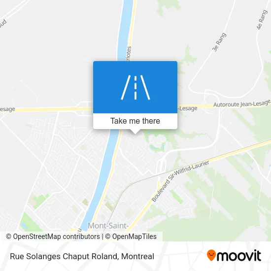 Rue Solanges Chaput Roland map