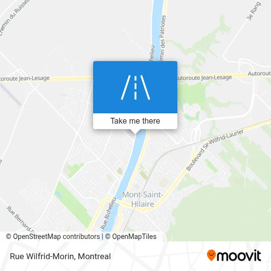 Rue Wilfrid-Morin map