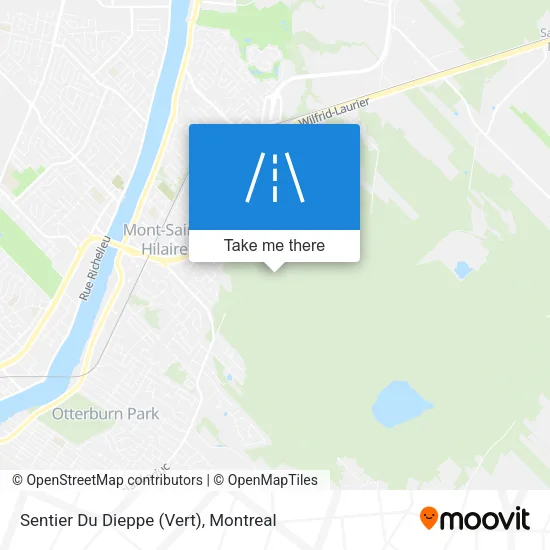 Sentier Du Dieppe (Vert) map