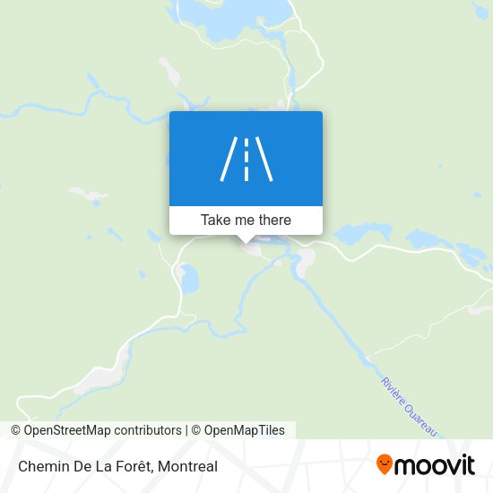 Chemin De La Forêt map