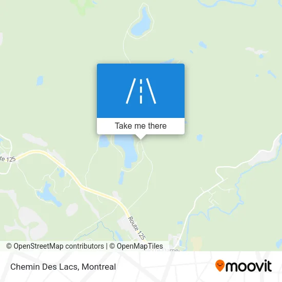 Chemin Des Lacs map