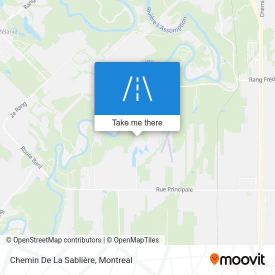 Chemin De La Sablière map