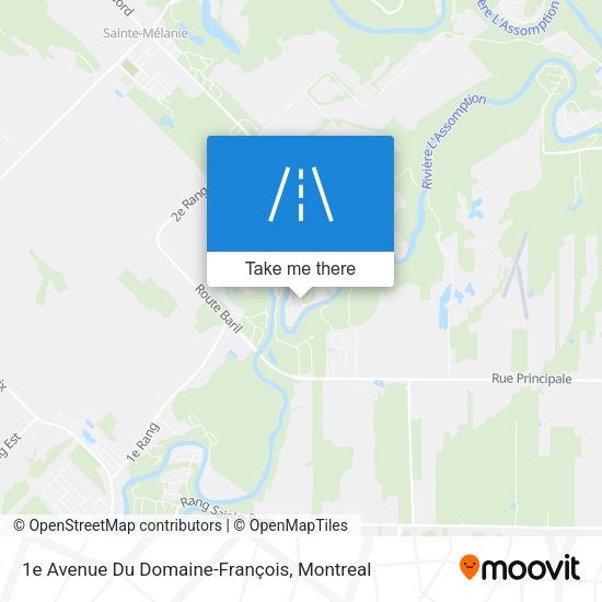 1e Avenue Du Domaine-François map