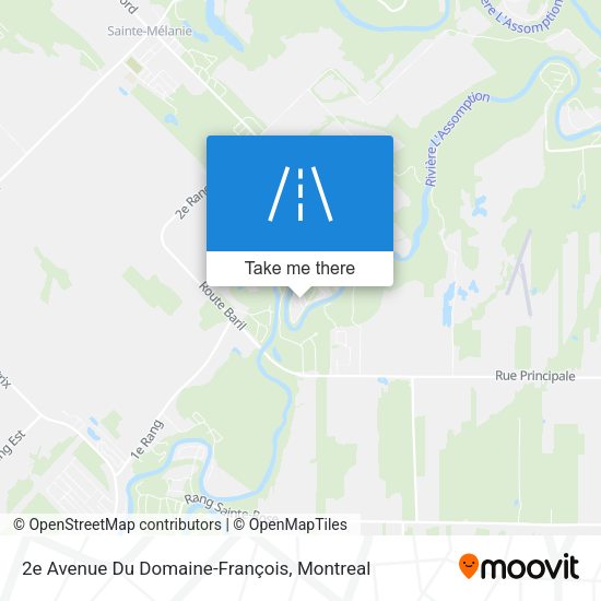 2e Avenue Du Domaine-François map