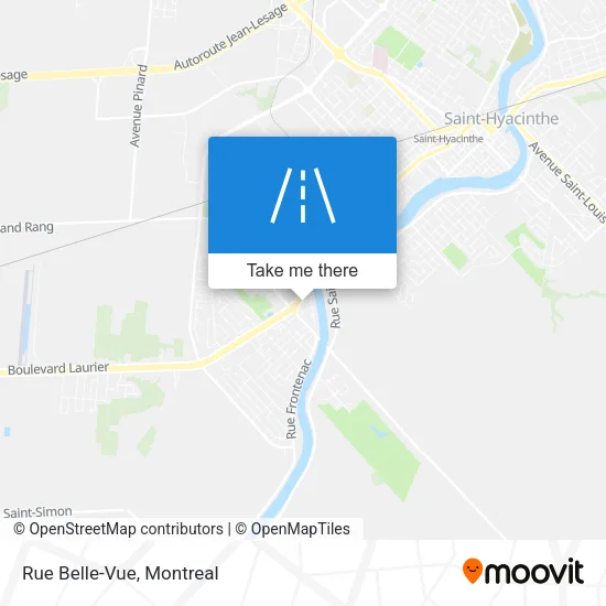 Rue Belle-Vue map