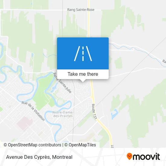 Avenue Des Cyprès map
