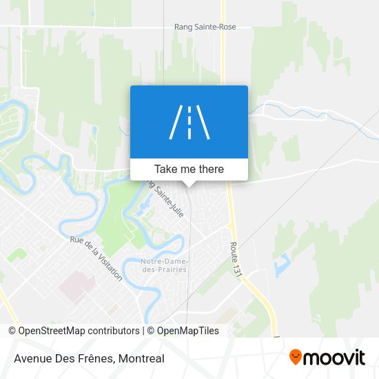 Avenue Des Frênes map