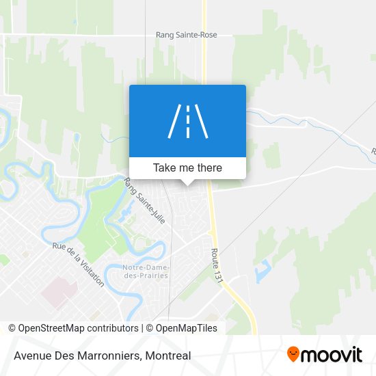 Avenue Des Marronniers map