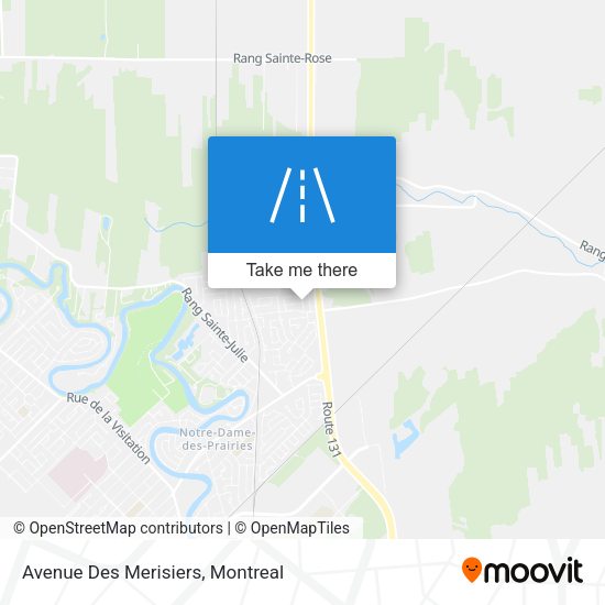 Avenue Des Merisiers map