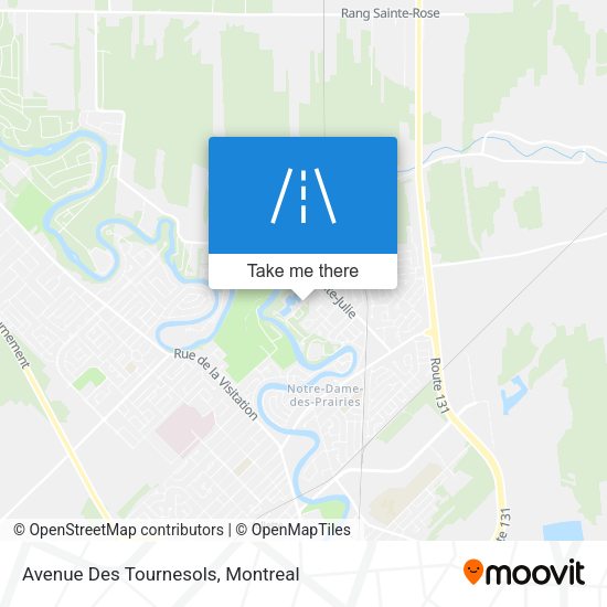 Avenue Des Tournesols map