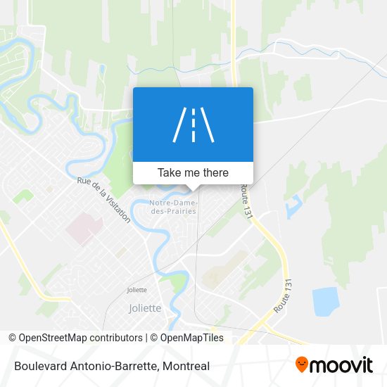 Boulevard Antonio-Barrette map
