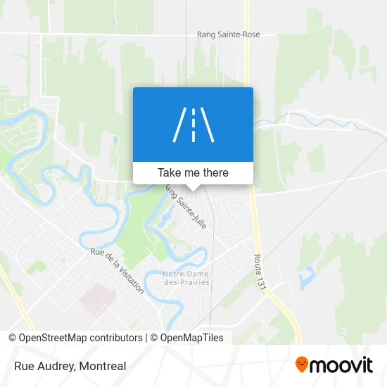Rue Audrey map