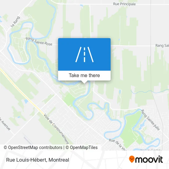 Rue Louis-Hébert map