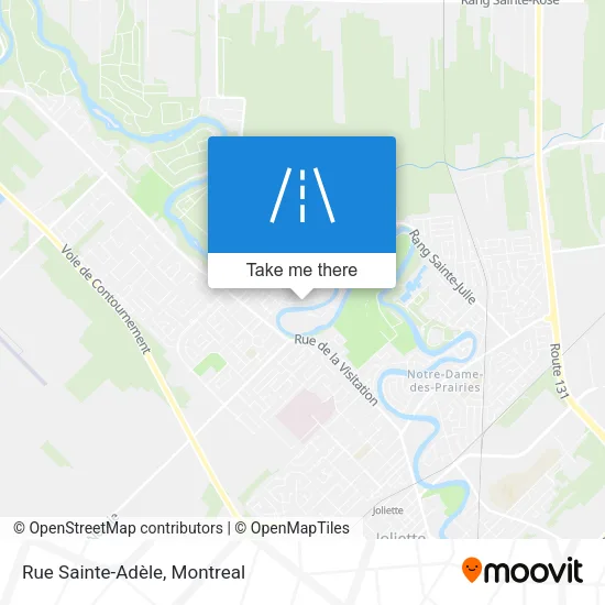 Rue Sainte-Adèle map