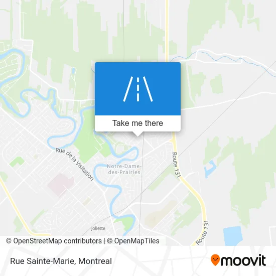 Rue Sainte-Marie map