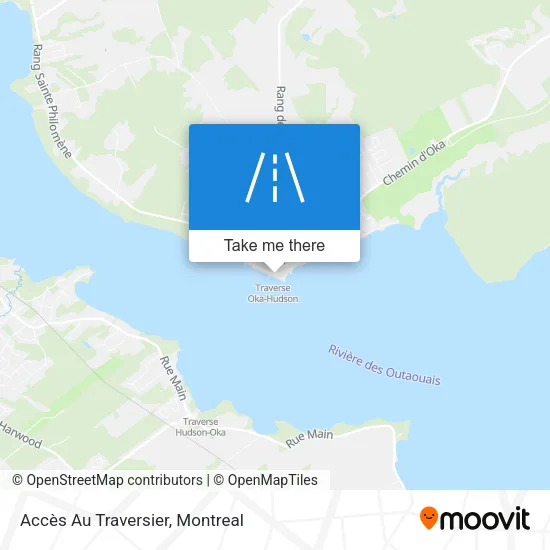 Accès Au Traversier map
