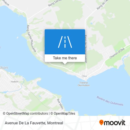 Avenue De La Fauvette map