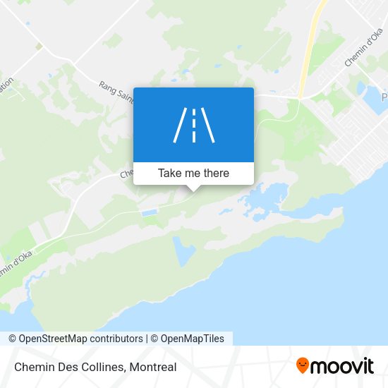 Chemin Des Collines map