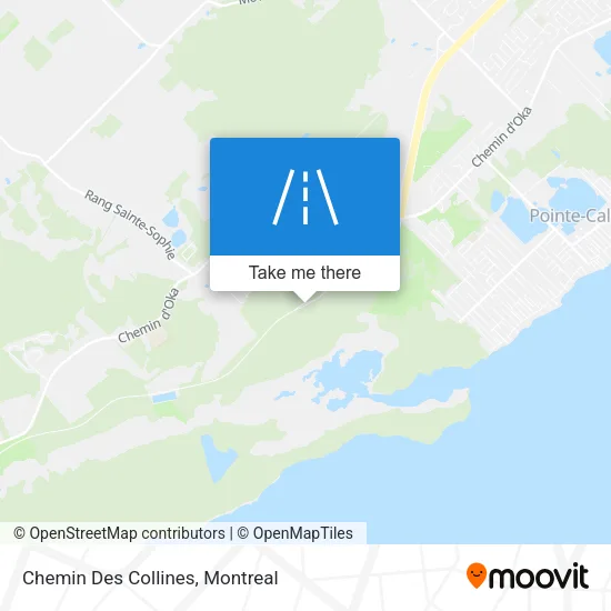 Chemin Des Collines map