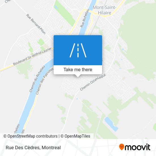 Rue Des Cèdres map