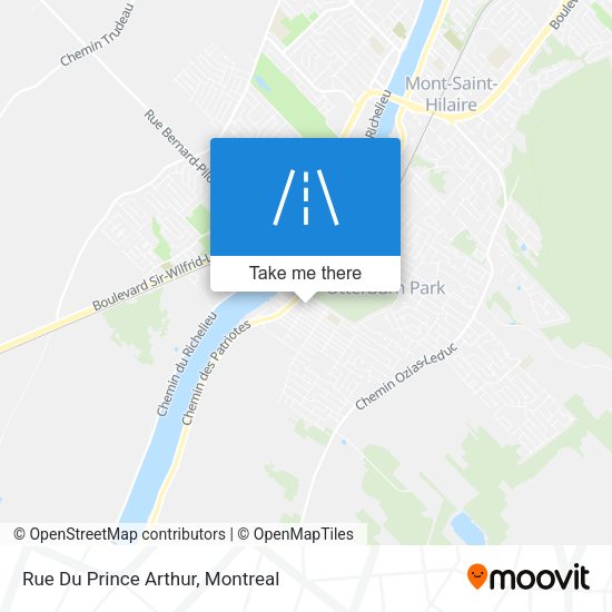 Rue Du Prince Arthur map