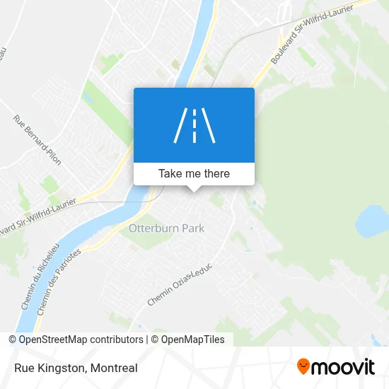 Rue Kingston map