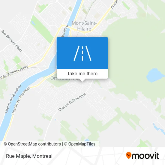 Rue Maple map