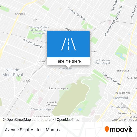 Avenue Saint-Viateur map