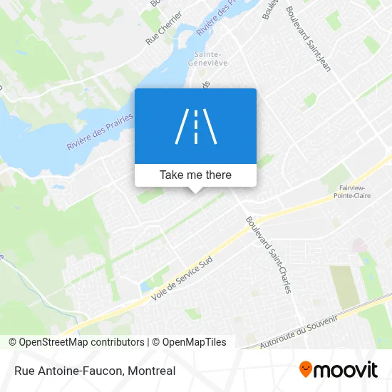 Rue Antoine-Faucon map