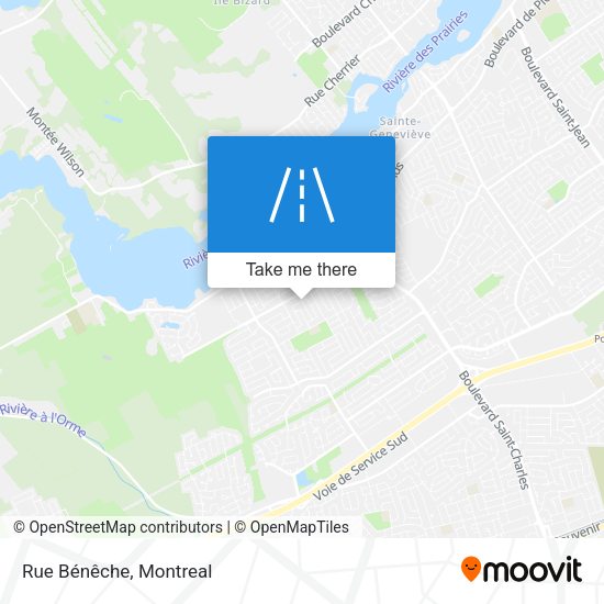 Rue Bénêche map