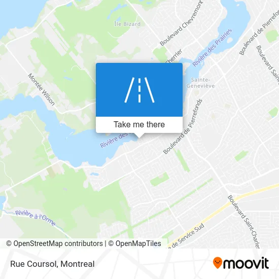 Rue Coursol map