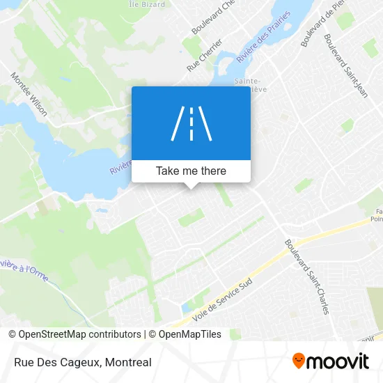 Rue Des Cageux map