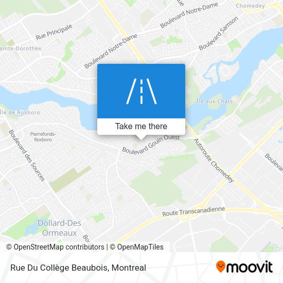 Rue Du Collège Beaubois map