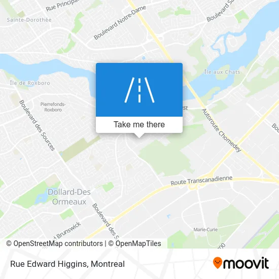 Rue Edward Higgins map