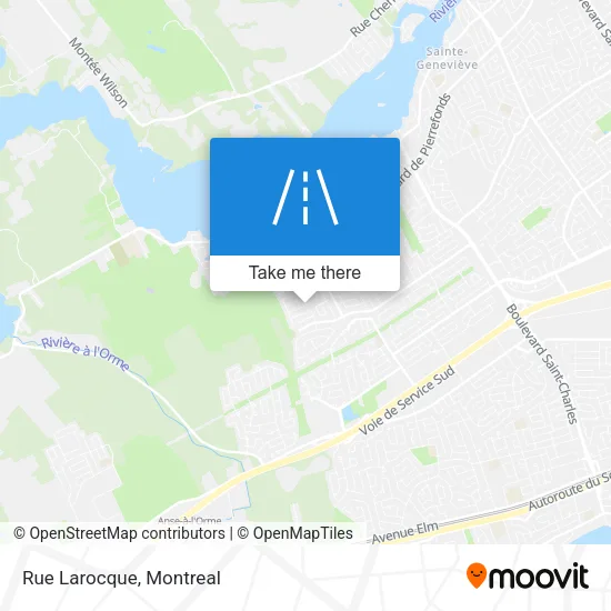Rue Larocque map