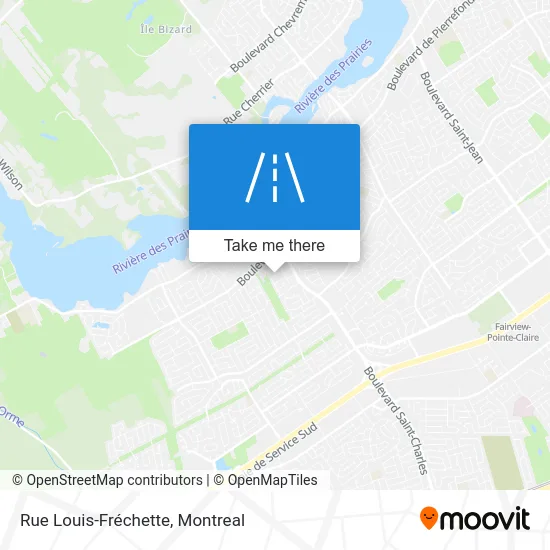Rue Louis-Fréchette map