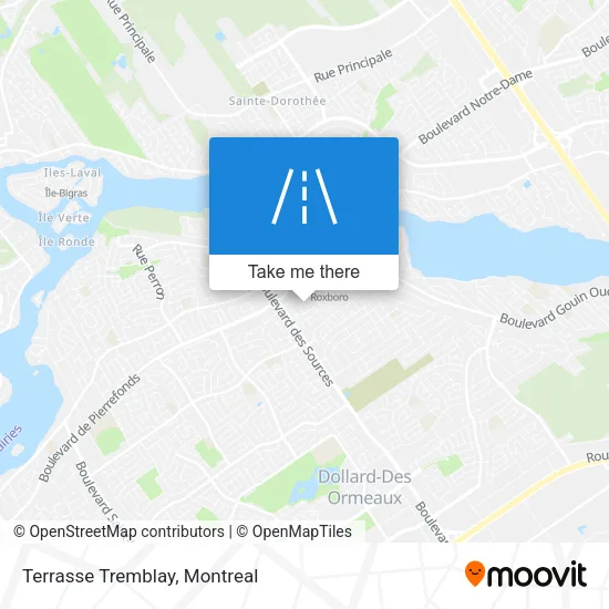 Terrasse Tremblay map