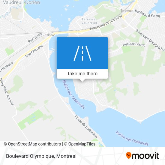 Boulevard Olympique map
