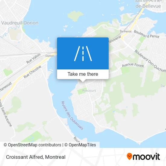 Croissant Alfred map
