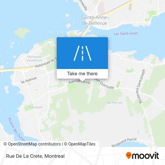 Rue De La Crete map