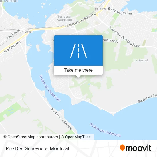 Rue Des Genévriers map