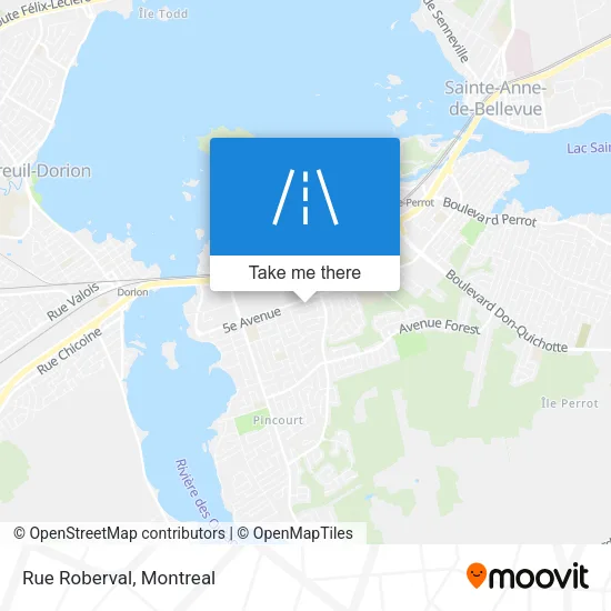 Rue Roberval map
