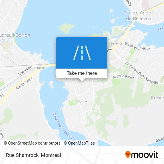 Rue Shamrock map