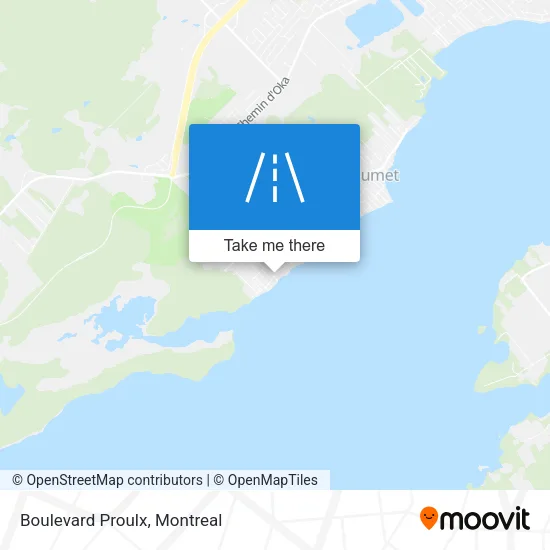 Boulevard Proulx map