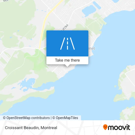 Croissant Beaudin map