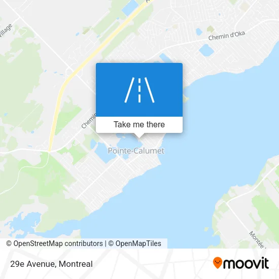 29e Avenue map