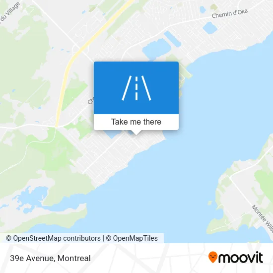39e Avenue map