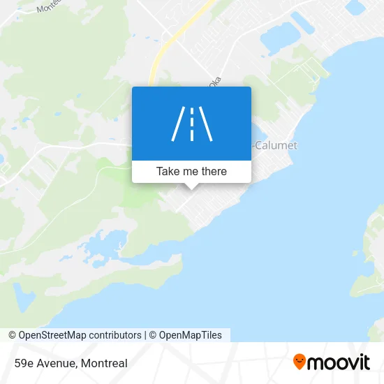 59e Avenue map
