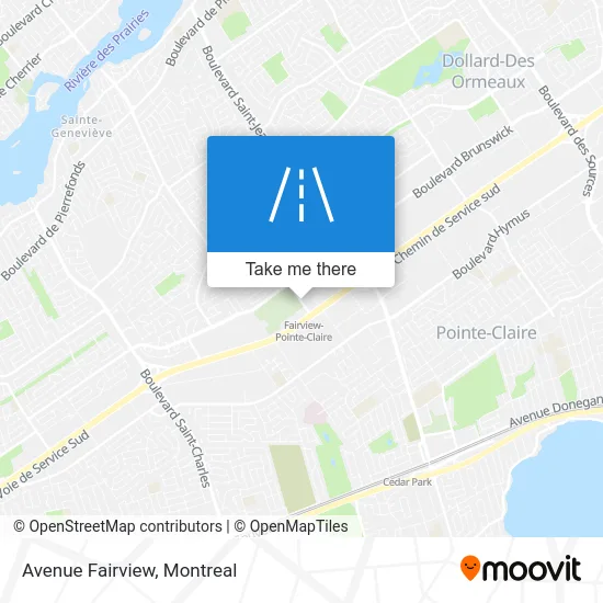 Avenue Fairview map