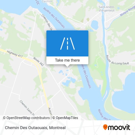 Chemin Des Outaouais map